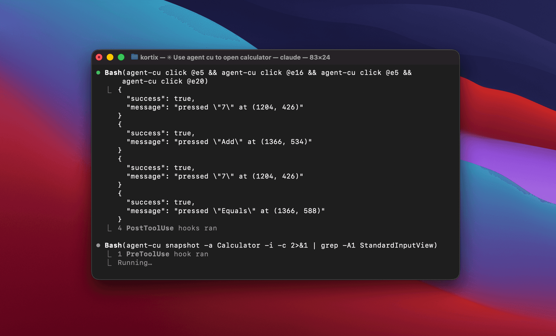 agent-cu action output