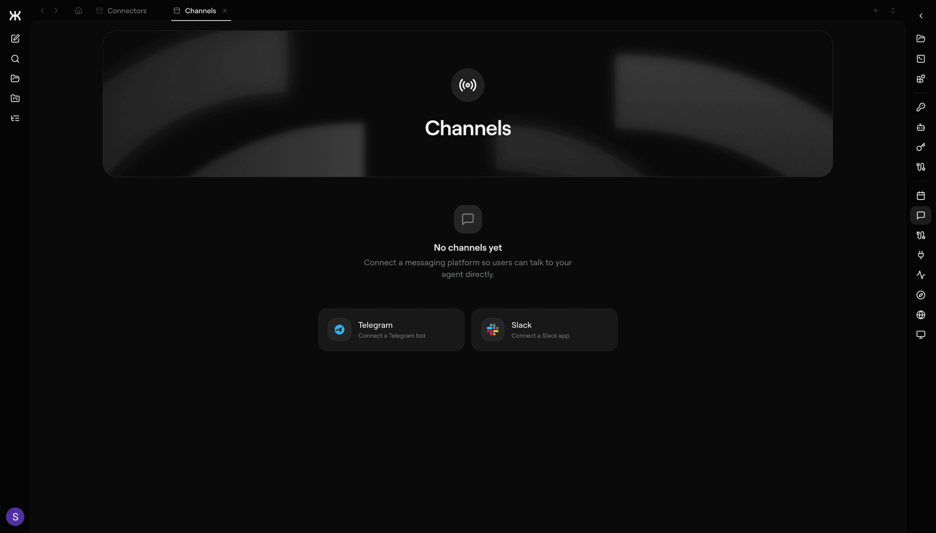Channels — same thread across apps
